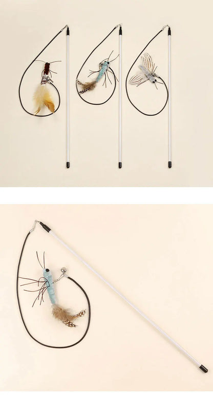 Feather Play Stick for Cats