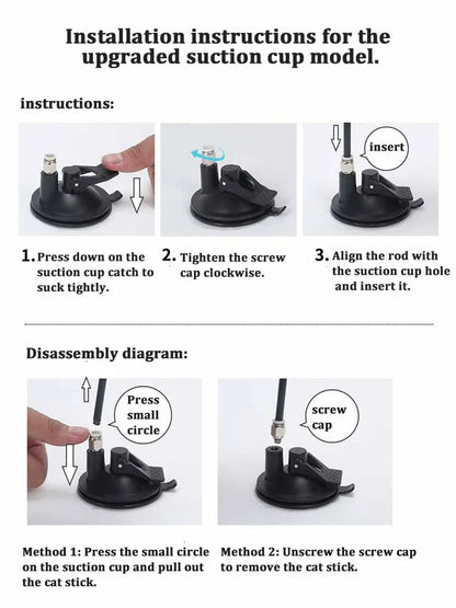 Colorful Feather Cat Teaser