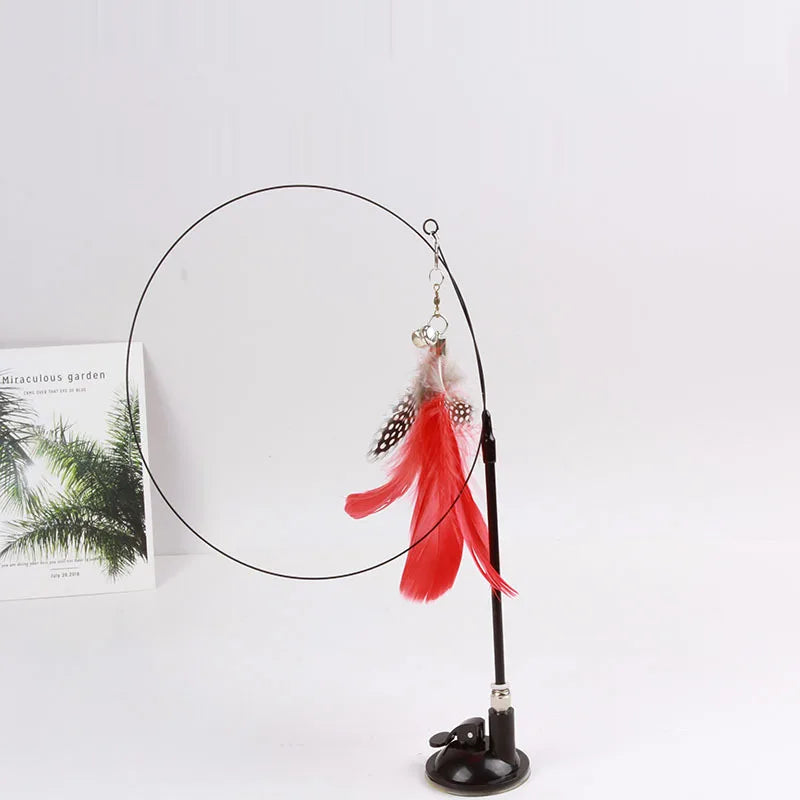 Colorful Feather Cat Teaser