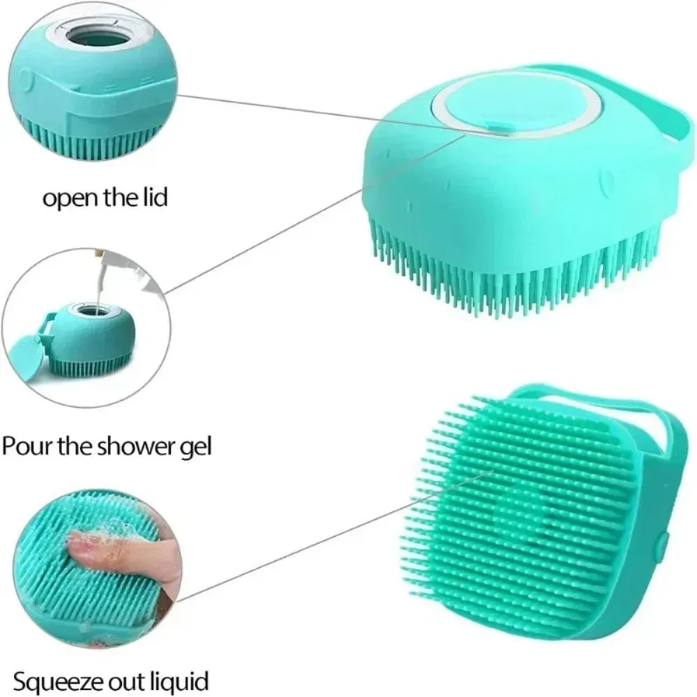 Soft Silicone Pet Bath Brush