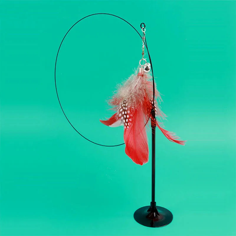 Colorful Feather Cat Teaser