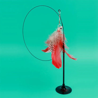 Colorful Feather Cat Teaser