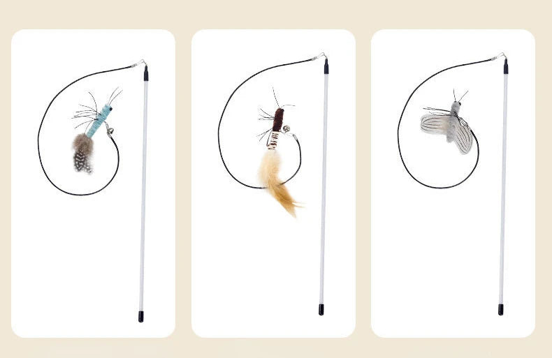 Feather Play Stick for Cats