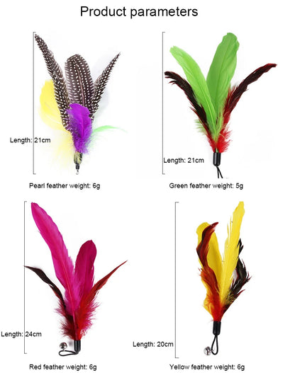 11pcs Cat Feather Set